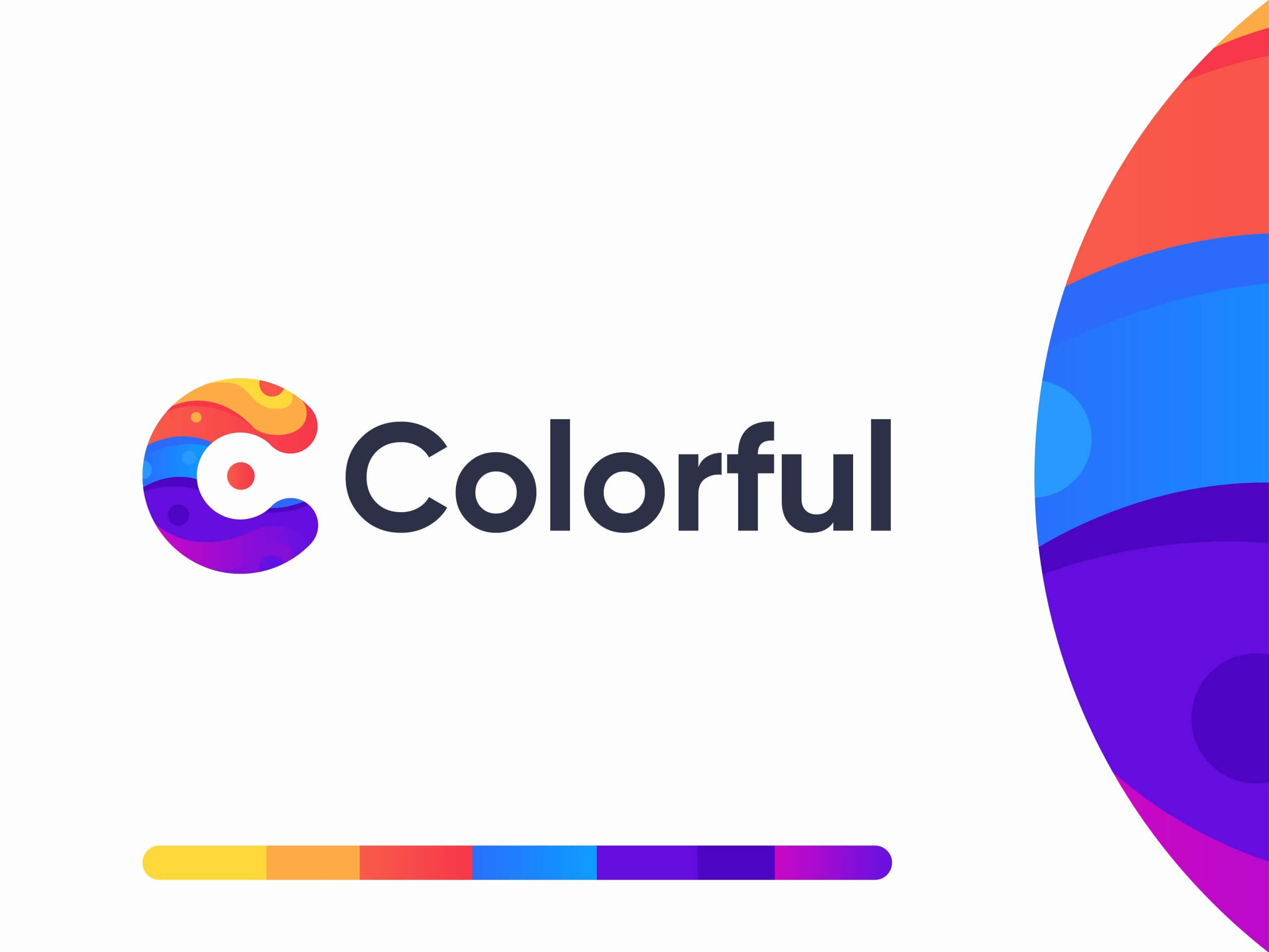 C logo Colorful logo Modern logo-01