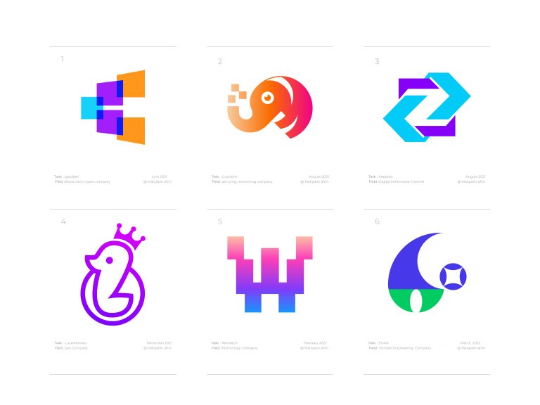 creative, modern, unique, minimalist, logo, branding, logofolio